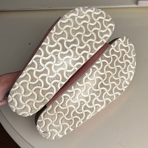 Birkenstock Arizona Sandals - Dusty Pink Suede with Rose Gold Buckles - Size: 40 - Picture 8 of 12